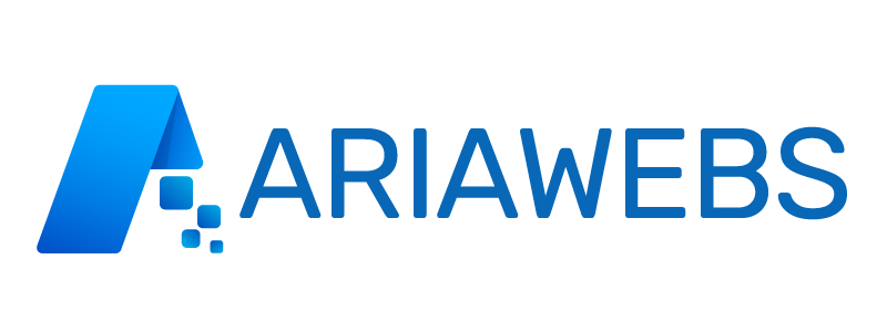 AriaWebs Logo with Title